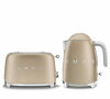 Set Petit-D&eacute;jeuner Grille-Pain TSF01CHMEU et Bouilloire KLF03CHMEU Or mat - SMEG image number 0