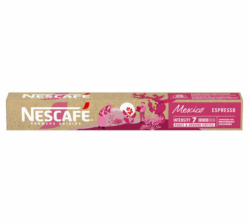 10 Nespresso* Original Compatible Capsules Mexico &ndash; NESCAFE FARMERS ORIGINS image number 0