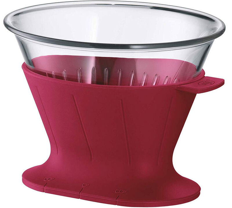 Alfi Silicone Tritan Pour Over Coffee Filter Red - 2 cups image number 0
