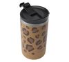 Travel mug isotherme camel l&eacute;opard - 35 cl - QWETCH image number 2