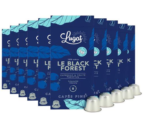 100 capsules compatibles Nespresso* Original Black Forest - LUGAT