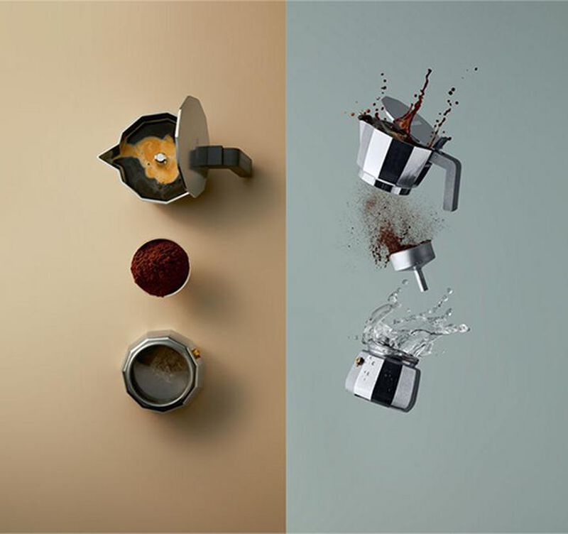 Alessi Moka Coffee Maker designed by Sir David Chipperfield - 3 cups image number 4