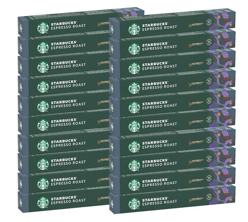 200 Nespresso* Original Compatible Capsules Espresso Roast &ndash; STARBUCKS image number 0