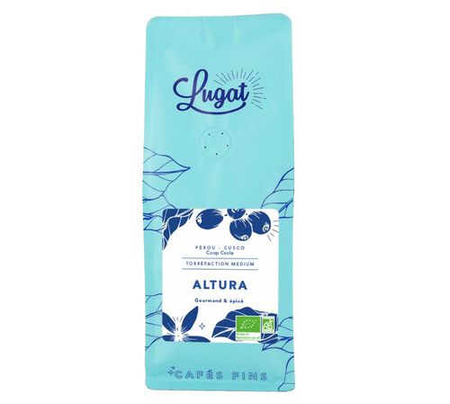 Caf&eacute;s Lugat Organic Coffee Beans Altura - 250g