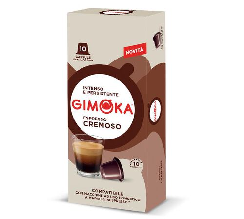 100 capsule compatibili Nespresso* Original Cremoso &ndash; Gimoka
