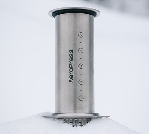 Cafeti&egrave;re nomade AEROPRESS Steel inox image number 6