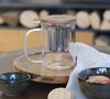Glass mug with tea infuser and bamboo lid- 39cl - OGO Living image number 1