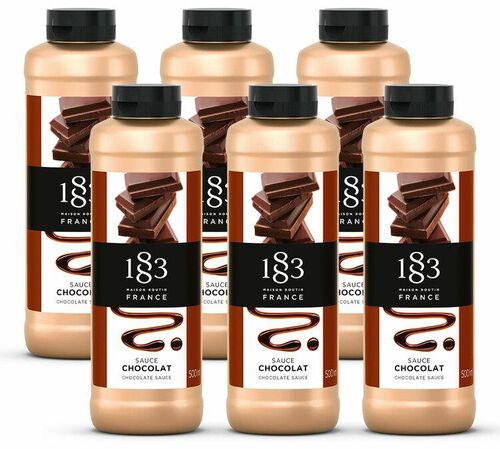 Lot de 6 Sauces 1883 Routin Chocolat - 6x500ml