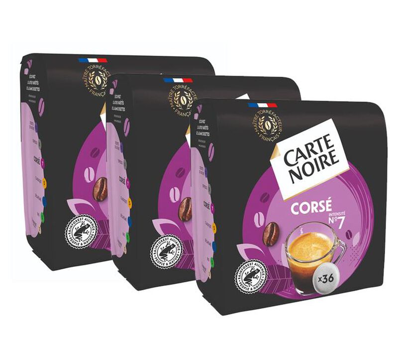 108 Dosettes souples n&deg;6 Cors&eacute; - CARTE NOIRE image number 0