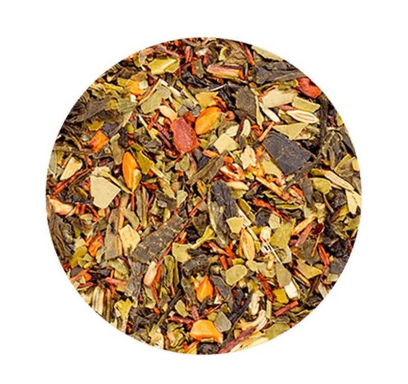 Kusmi Tea - T&egrave; verde biologico e Mat&eacute; BB Detox sfuso in lattina da 100 g image number 4