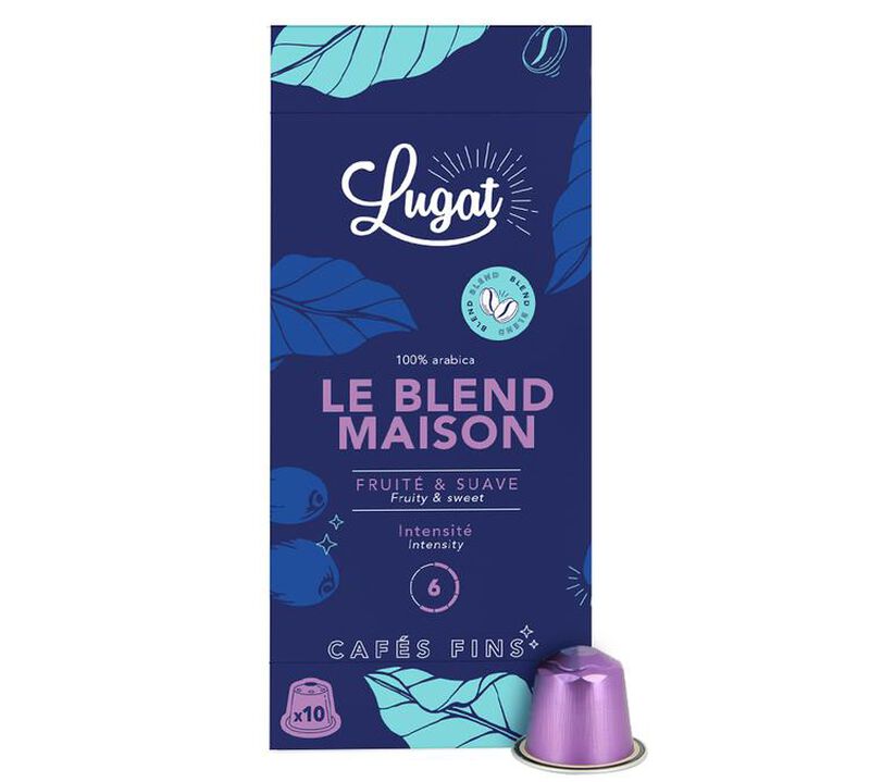 Lugat Nespresso* Original Compatible Capsules House Blend x 10 image number 0