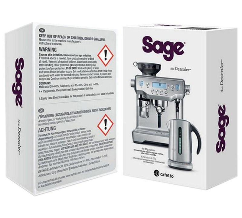 Sage Descaler SES007NEU0NEU1 - Pack of 4 Sachets image number 0