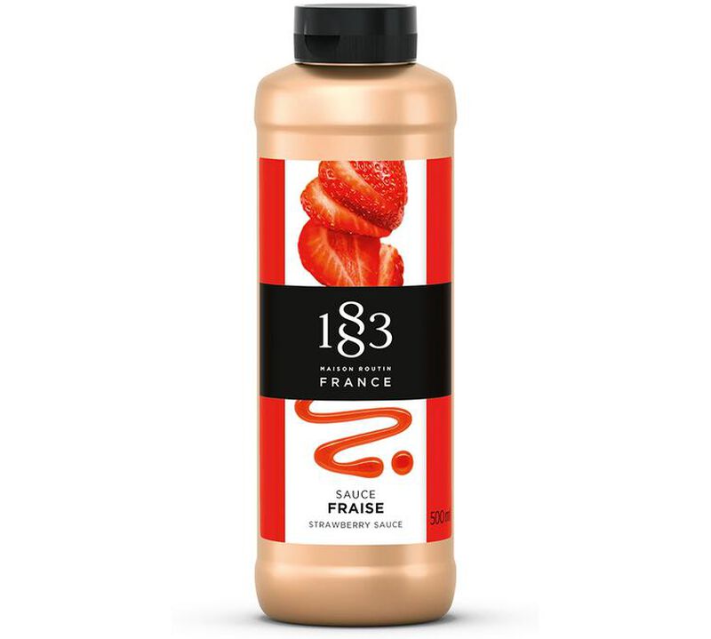 Sauce Fraise 500 ml - 1883 ROUTIN image number 0
