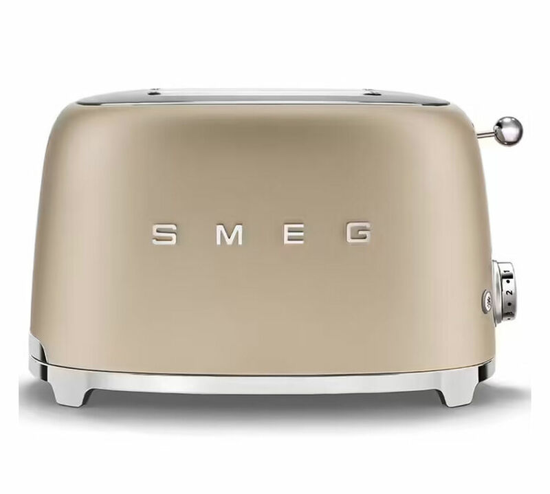 Toaster 2 tranches Ann&eacute;es 50 Chrom&eacute; - SMEG - Parfait &eacute;tat image number 0
