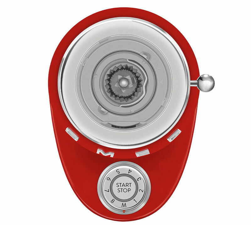 Moulin &agrave; caf&eacute; SMEG CGF03 Ann&eacute;es 50 Rouge image number 5