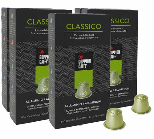 50 Nespresso* Original Compatible Capsules Classico &ndash; GOPPION