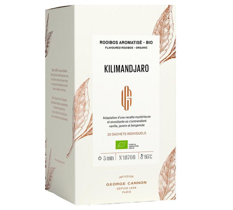 Rooibos Kilimanjaro gusto biologico - 20 bustine - GEORGE CANNON image number 0