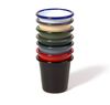 Falcon Enamelware white cup with blue border - 124ml image number 1