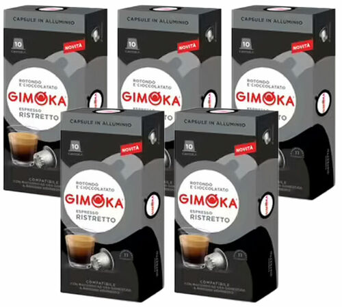 50 capsule compatibili Nespresso* Original Ristretto &ndash; Gimoka