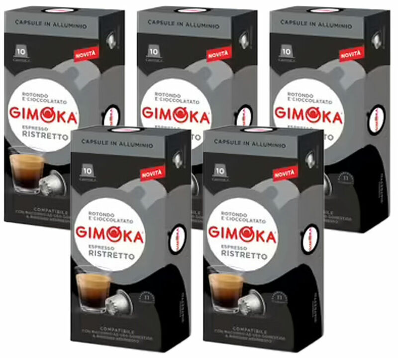 50 capsule compatibili Nespresso* Original Ristretto &ndash; Gimoka image number 0