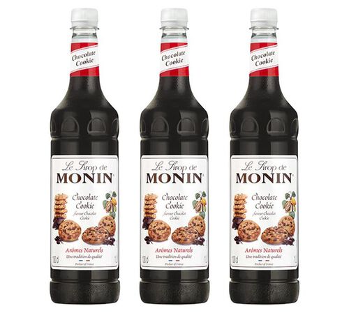 Sirop saveur Chocolat Cookie Bouteille plastique 3 x 1L - MONIN