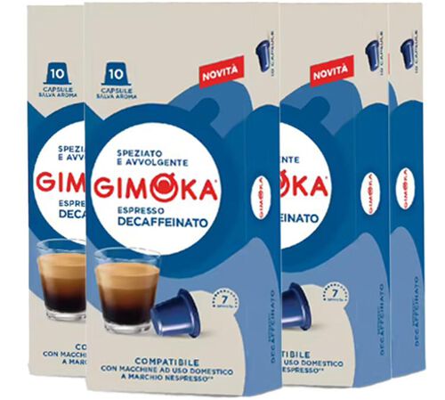 50 capsule compatibili Nespresso* Original Decaffeinato Suave &ndash; Gimoka