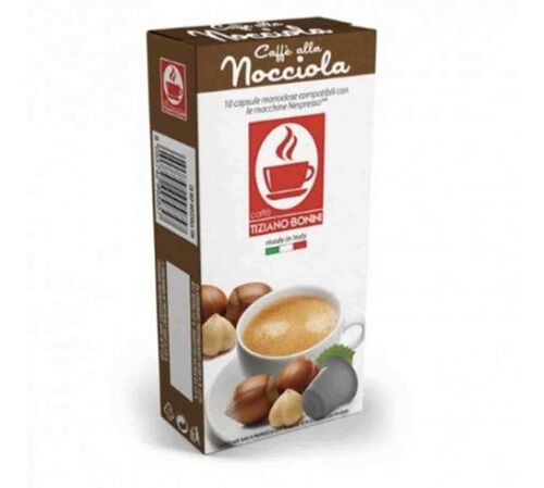 10 Nespresso* Original Compatible Capsules Hazelnut &ndash; BONINI