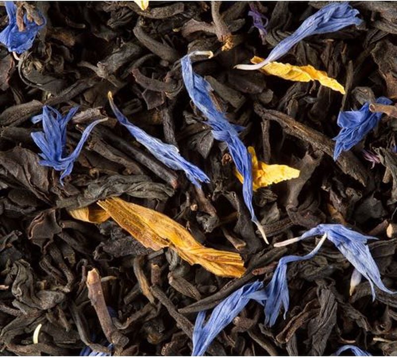 Th&eacute; Noir Jardin Bleu - Vrac 5 x 100 g - DAMMANN FR&Egrave;RES image number 0