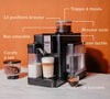 Expresso Broyeur DELONGHI Rivelia FEB4455.B Noir Onyx (Latte) image number 1