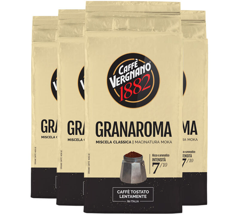 Caff&egrave; Vergnano Ground Coffee Gran Aroma - 4 x 250g image number 0