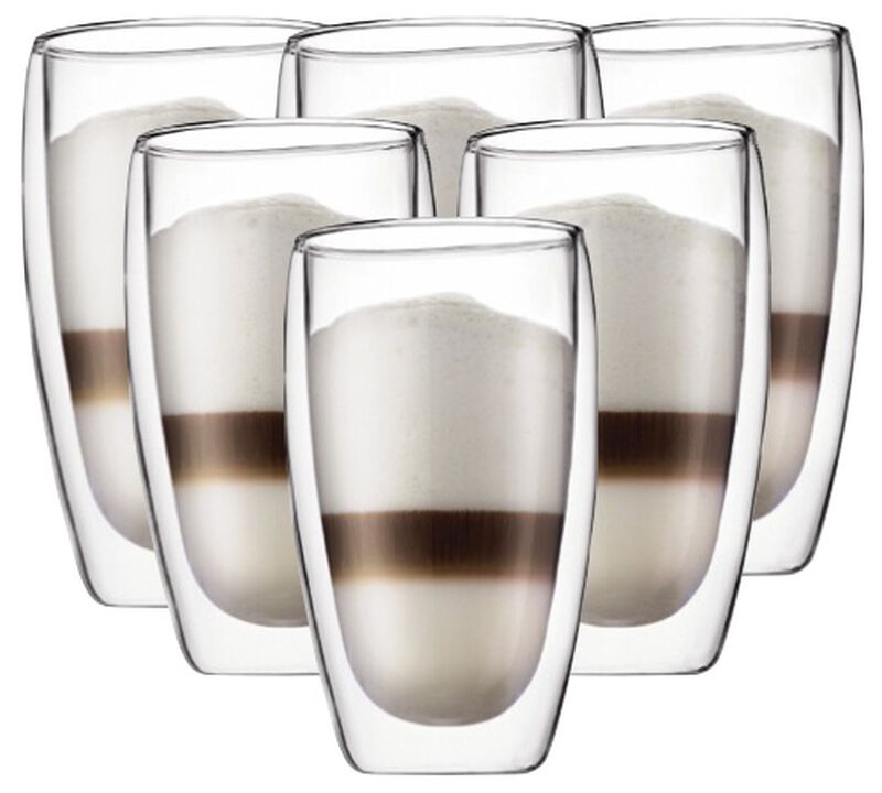 Bodum Set of 6 Pavina Double Wall Glasses - 45cl image number 0