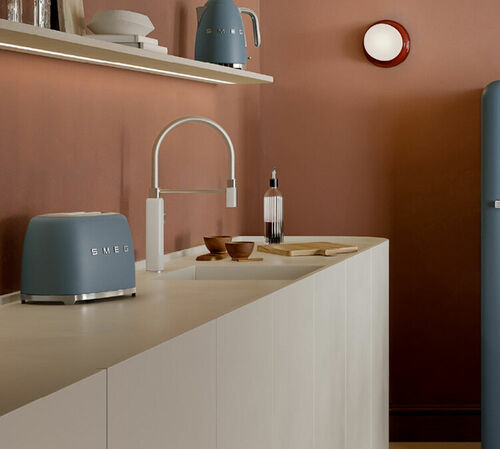 Smeg 2-Schlitz-Toaster - Graublau image number 4