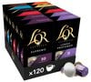 120 Nespresso* Original compatible capsules - Assortment of 8 varieties - L'OR ESPRESSO image number 0