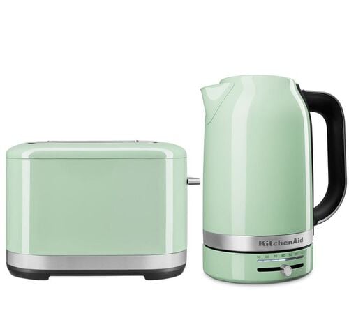 Set Petit-D&eacute;jeuner Bouilloire et Grille-pain Vert Pistache - KitchenAid