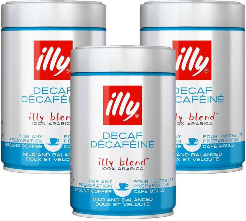 Illy - Caff&egrave; macinato decaffeinato - 3 x 250 g image number 0