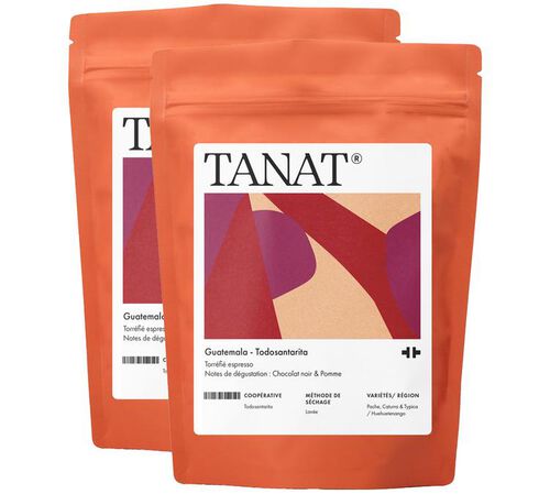 Tanat - Caff&egrave; in grani - Guatemala Todosantarita 2 x 200 g