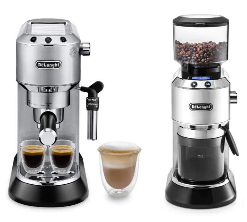 DELONGHI Pack barista ECKG6821.M machine expresso Dedica et moulin &agrave; caf&eacute; + accessoires image number 1