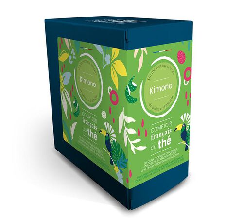 Kimono green tea - 20 individually-wrapped tea bags - Comptoir Fran&ccedil;ais du Th&eacute;