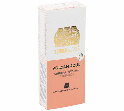 10 capsules compatibles Nespresso&reg; Volcan Azul Caturra - TERRES DE CAF&Eacute;