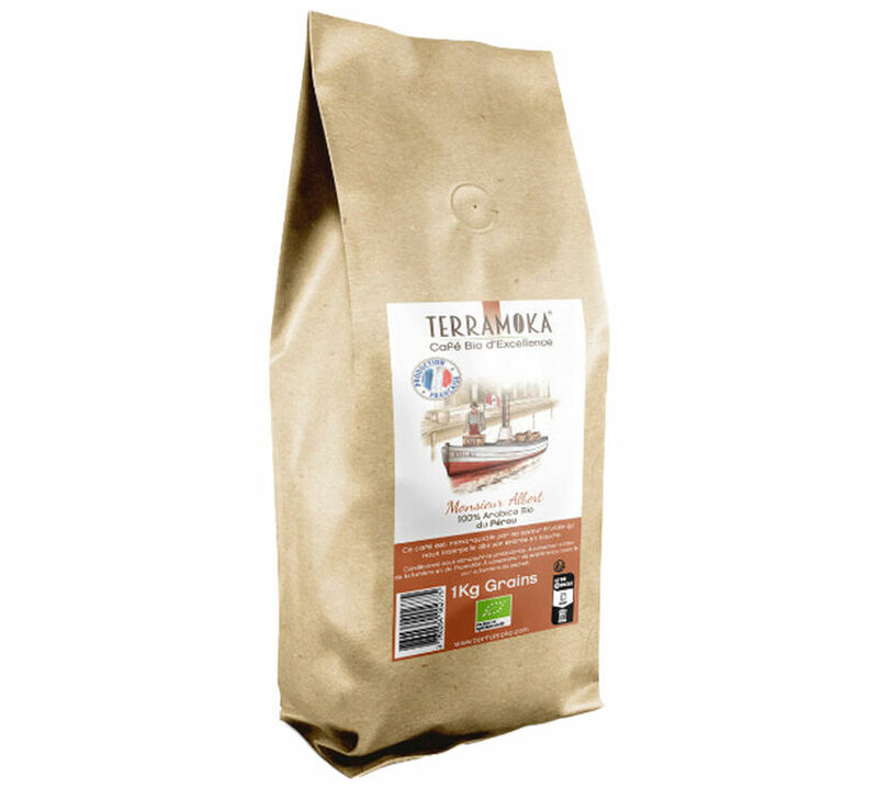 Terramoka Coffee Beans Organic Monsieur Albert - 1kg image number 0