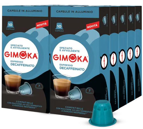 100 capsule compatibili Nespresso* Original Decaffeinato &ndash; Gimoka