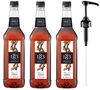Sirop Cannelle - Bouteille plastique - 3 x 1L + Pompe doseuse 1883 ROUTIN image number 0