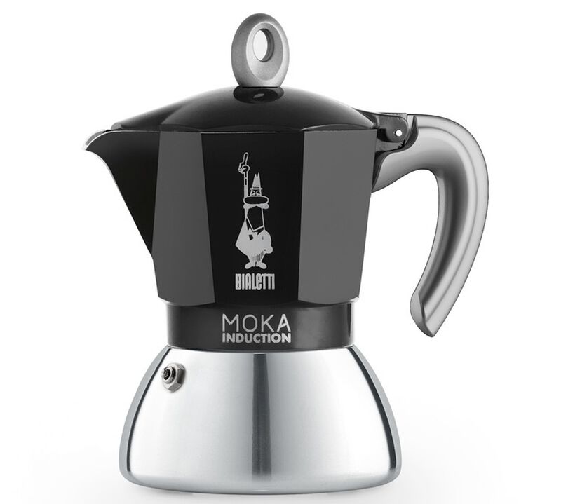 Bialetti Moka Induction Coffee Pot Black - 4 cups image number 0