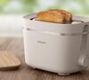 Grille-pain Philips Eco-Conscious - Toaster 2 fentes 830W HD2640/10 Cr&egrave;me image number 2
