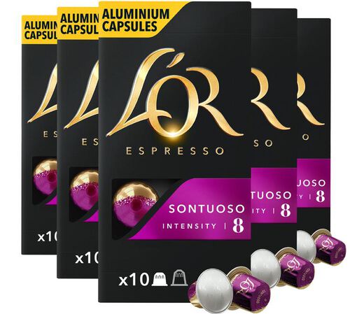 50 capsule compatibili Nespresso* Original Sontuoso &ndash; L'Or Espresso