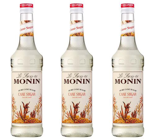Sirop Monin - Pur Sucre de Canne - 3 x 70 cl