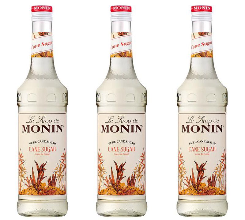 Sirop Monin - Pur Sucre de Canne - 3 x 70 cl image number 0