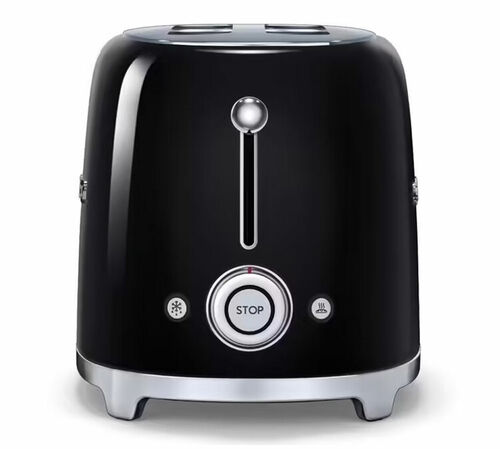 Set Petit-D&eacute;jeuner Grille-Pain TSF02BLEU et Bouilloire KLF05BLEU Noir - SMEG image number 2