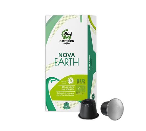 200 capsules compatibles Nespresso* Original Nova Earth Bio - GREEN LION COFFEE image number 1