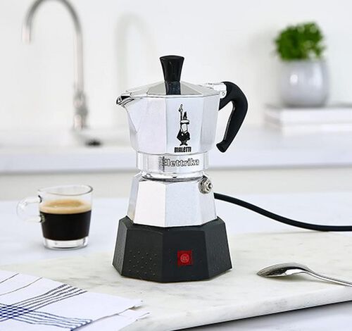 Bialetti - Moka elettrica Elettrika Alluminio 2 tazze image number 1